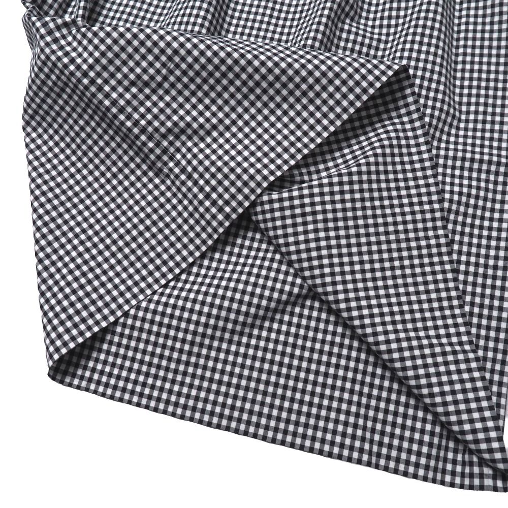 Miu Miu Dress Gingham Check Cutoff — view 6