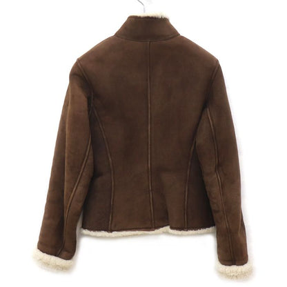 Hermes Shearling Jacket Brown 38 — view 2