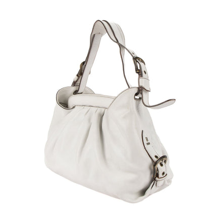 Fendi Doctor Bag White Grain Calfskin Leather — view 2