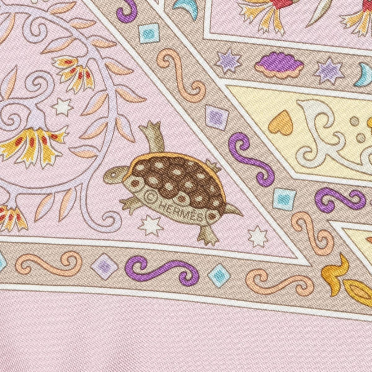 Hermes Scarf Pink — view 4