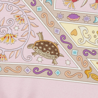 Hermes Scarf Pink — view 4
