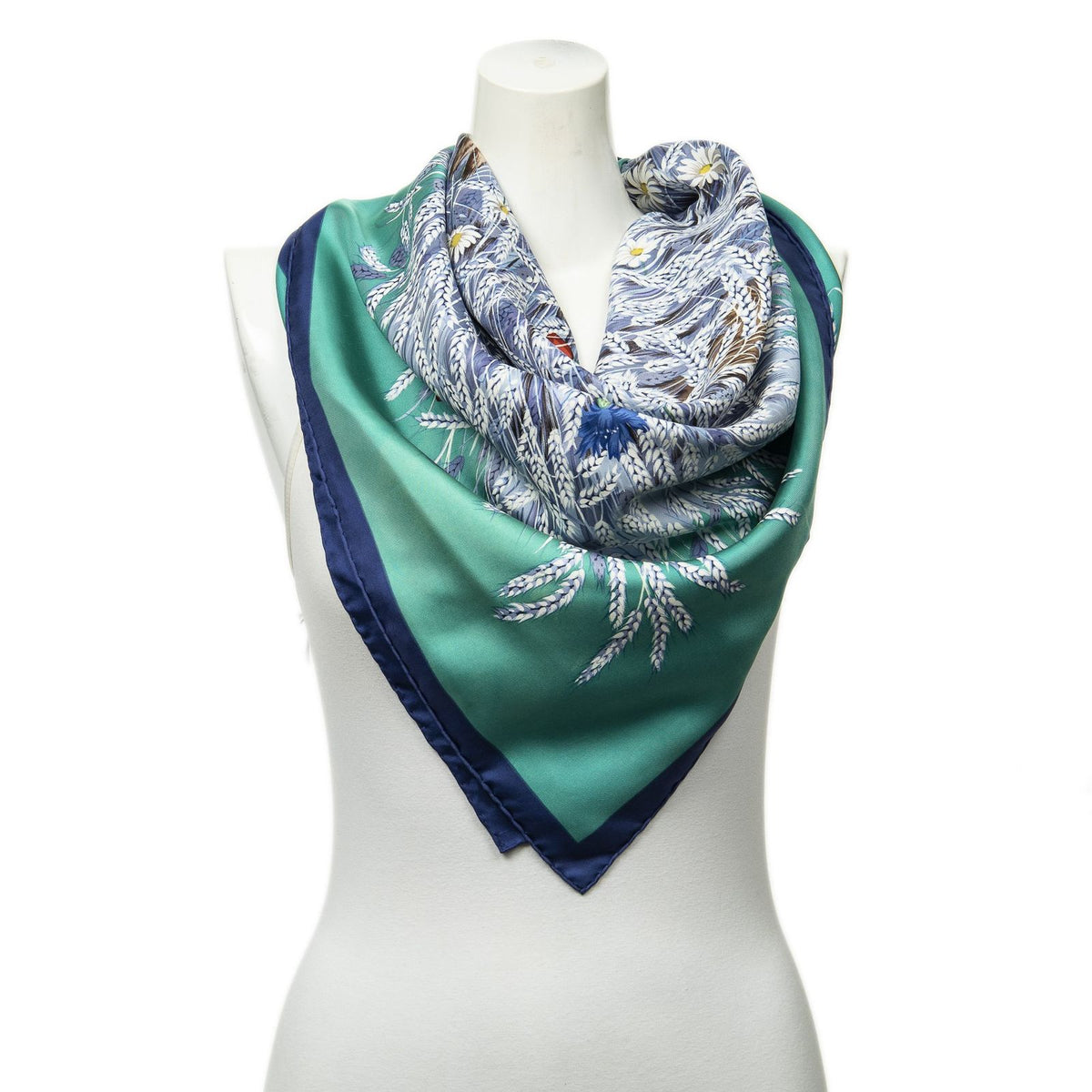 Hermes Scarf Green