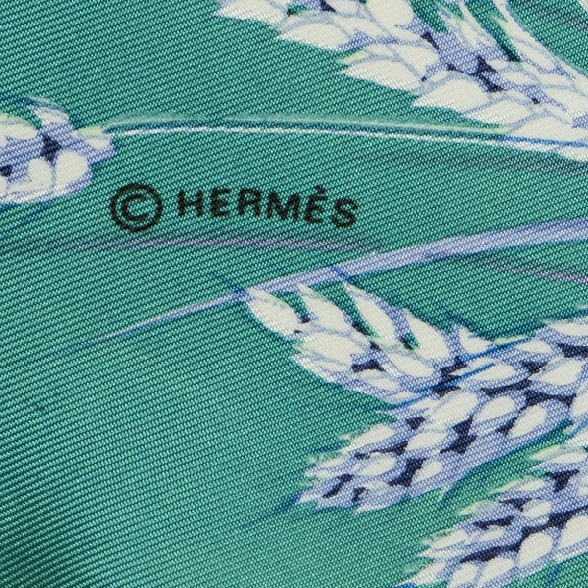 Hermes Scarf Green — view 4