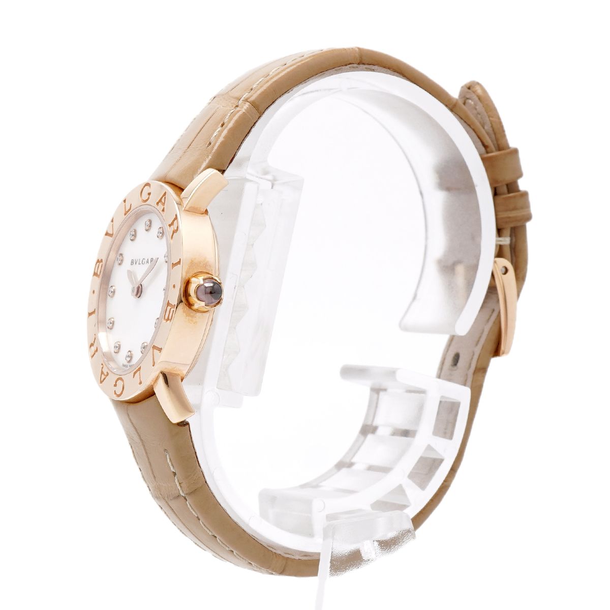 Bvlgari Diamond 12 White Dial Watch — view 2