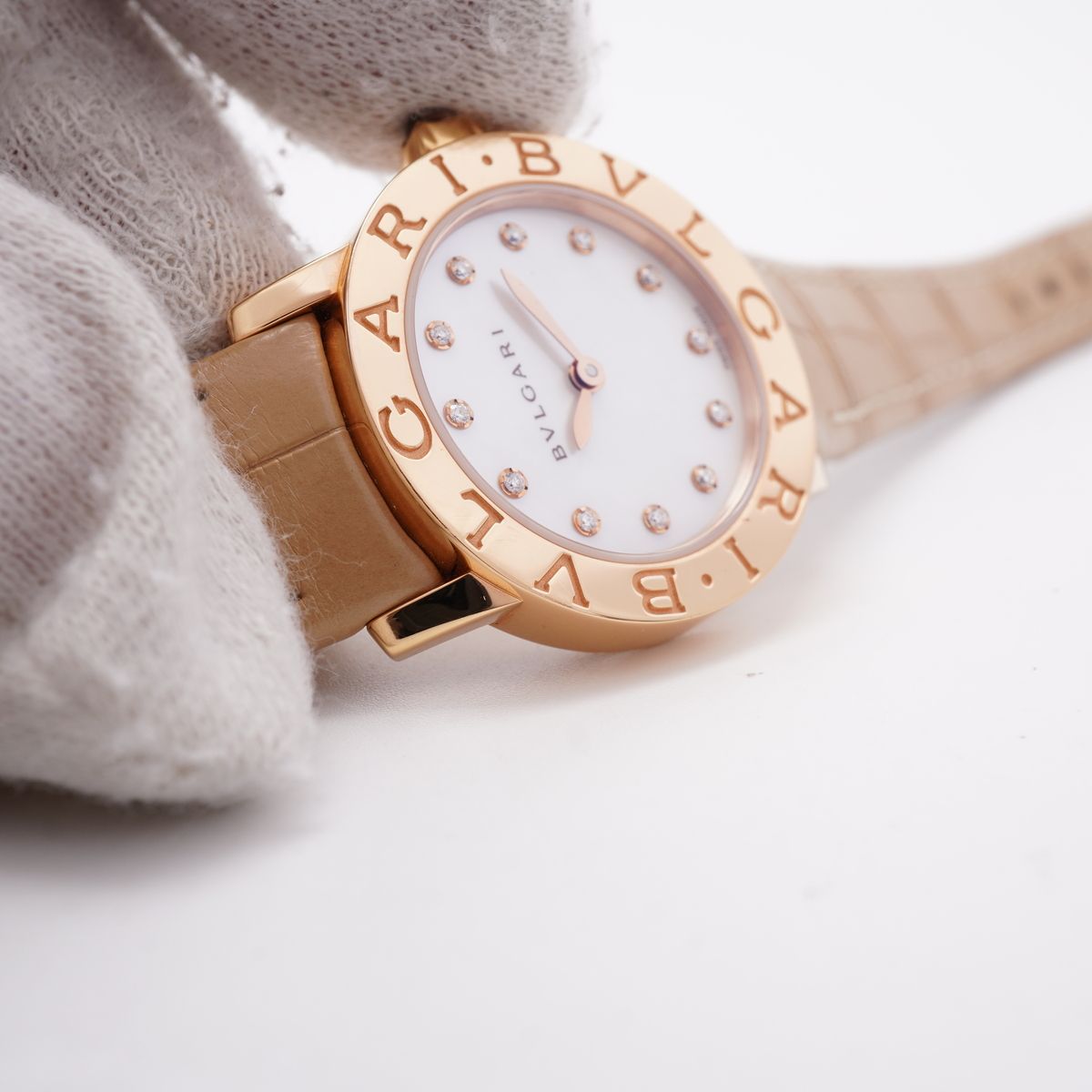 Bvlgari Diamond 12 White Dial Watch — view 6