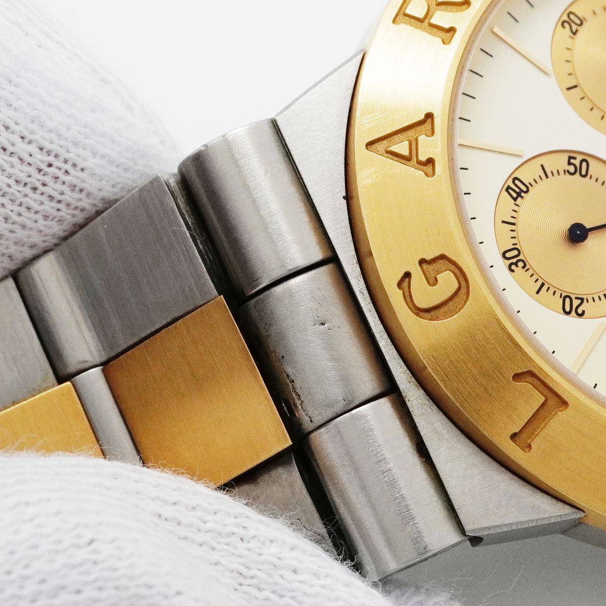 Bvlgari Diagono Sports Chronograph White Dial Watch — view 7