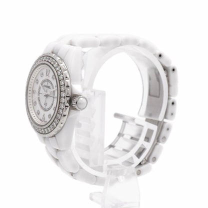 Chanel Diamond White Dial Watch — view 2