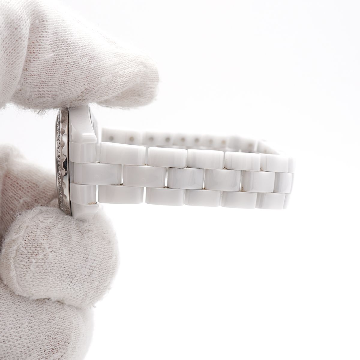 Chanel Diamond White Dial Watch — view 6