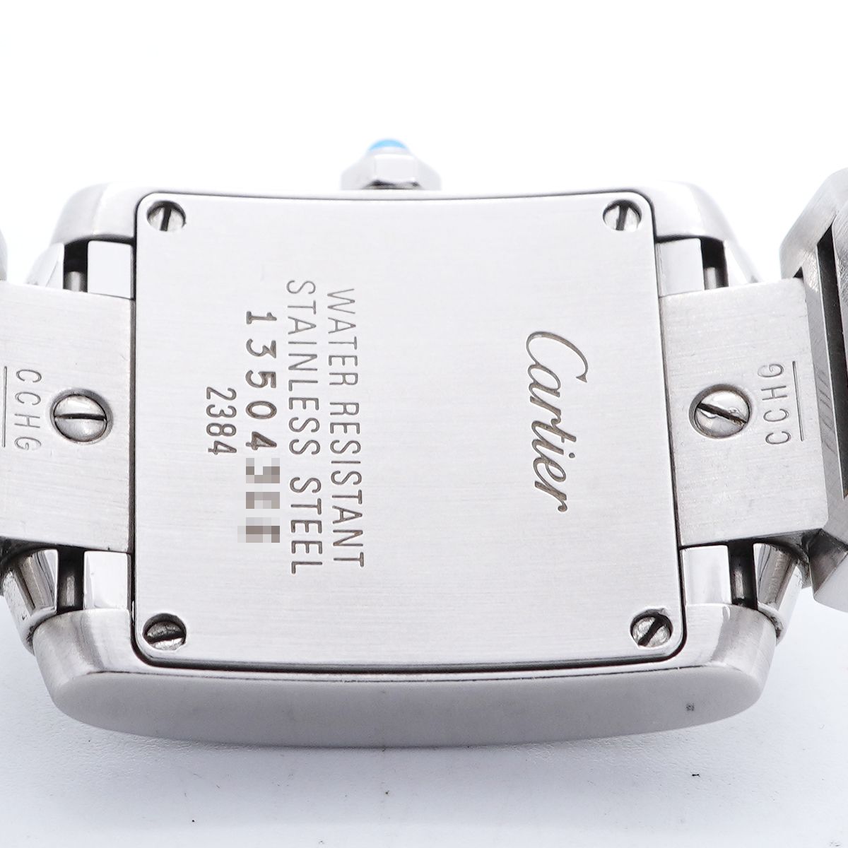 Cartier Tank Francaise SM Ivory Dial Watch — view 5