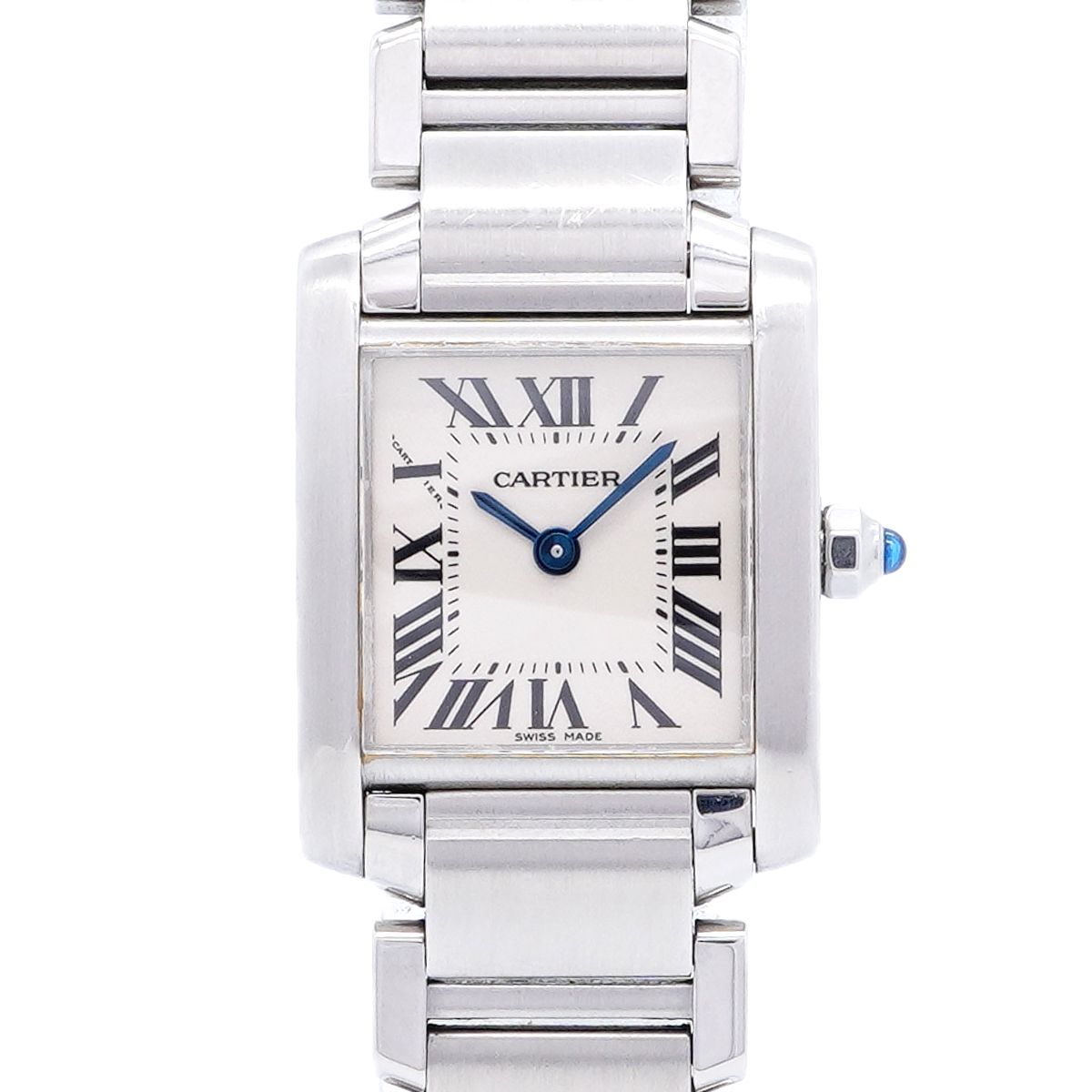 Cartier Tank Francaise SM Ivory Dial Watch