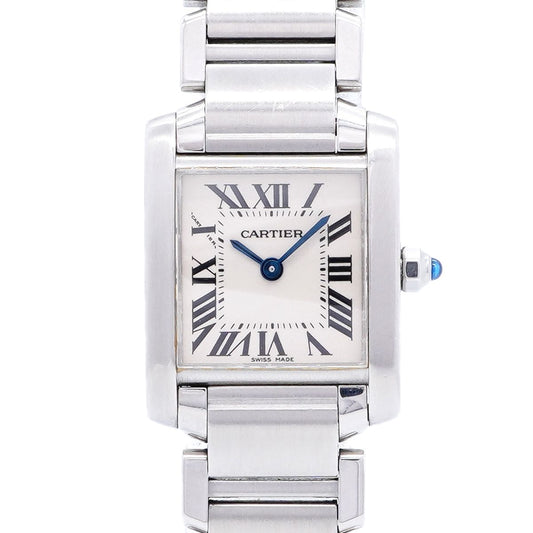 Cartier Tank Francaise SM Ivory Dial Watch