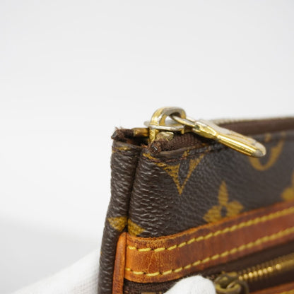 Louis Vuitton Shoulder Bag Monogram Pochette Bosphore Brown — view 8