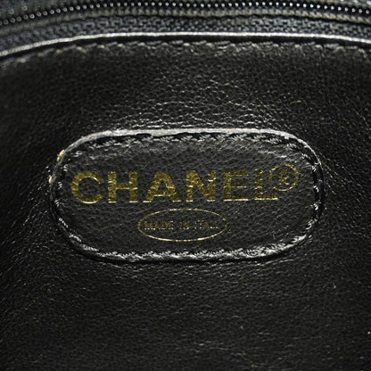 Chanel Shoulder Bag Caviar Leather Black Gold — view 5