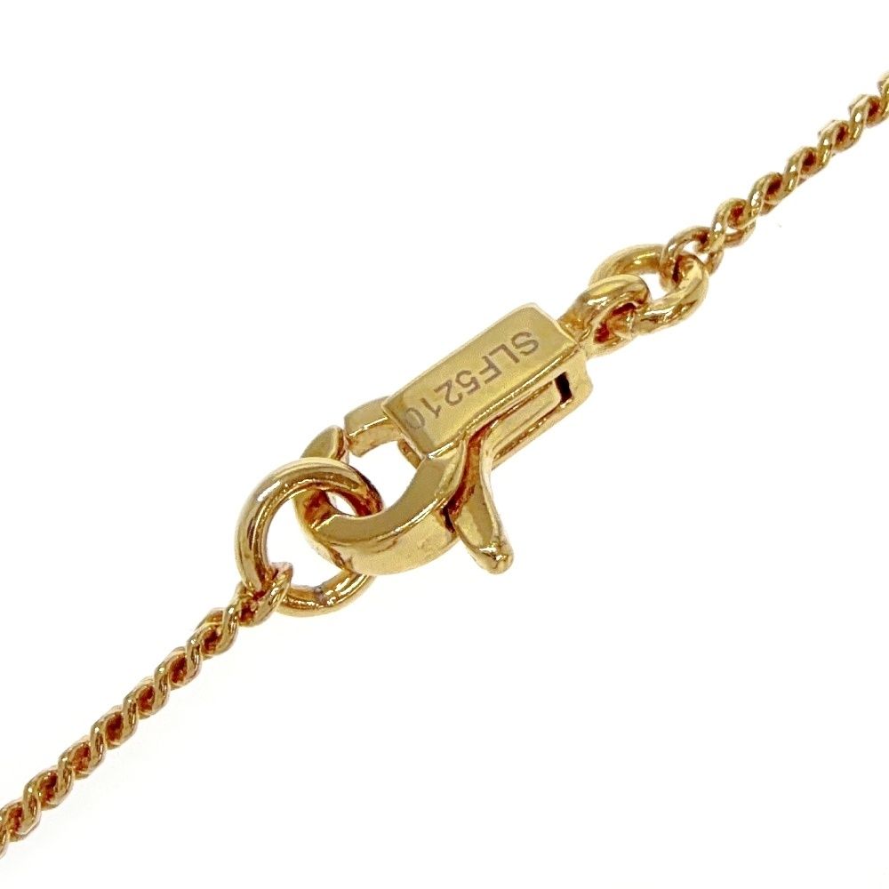 Celine Alphabet Square S Necklace Gold — view 6