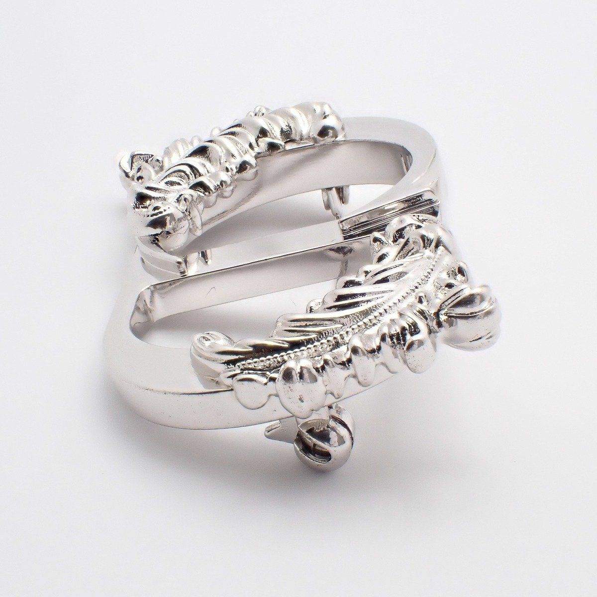 Dior Feather CD Brooch Silver — view 2