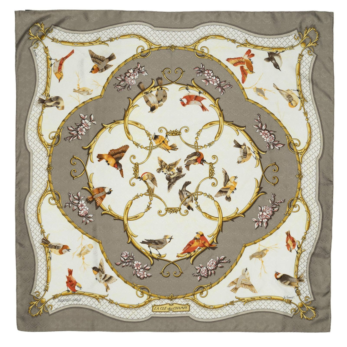 Hermes Scarf Gray — view 2