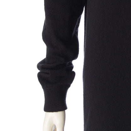 Chanel Cashmere CC Logo Knit Dress Black 38 — view 6