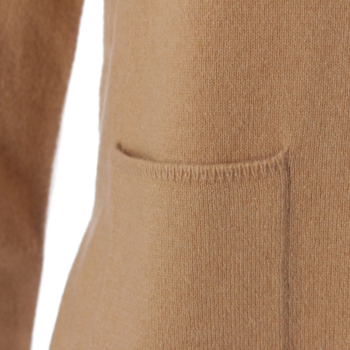 Prada Cashmere Mink Crew Neck Sweater Knit Top Beige 38 — view 8