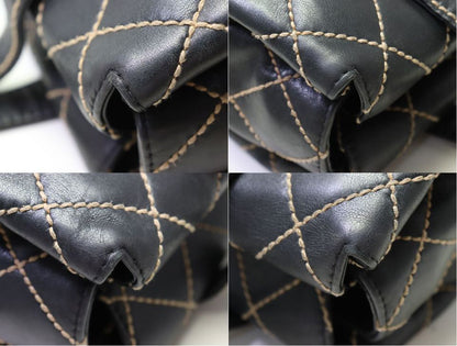Chanel Wild Stitch Lambskin Tote Bag — view 8