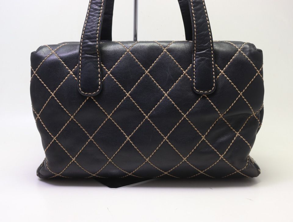 Chanel Wild Stitch Lambskin Tote Bag — view 2