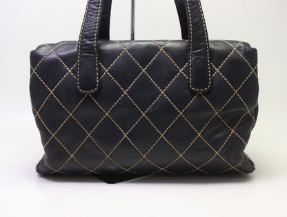 Chanel Wild Stitch Lambskin Tote Bag — view 2