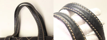 Chanel Wild Stitch Lambskin Tote Bag — view 6
