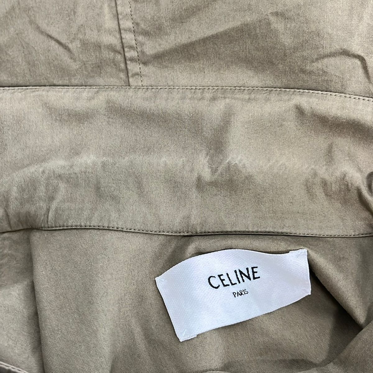 Celine Dress S Khaki Shirt 34 — view 6