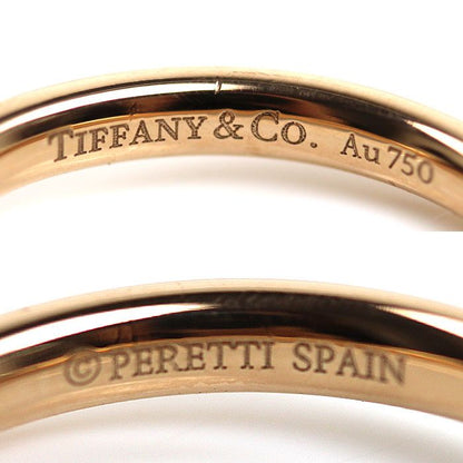 Tiffany & Co 18k Pink Gold Curved Band Diamond Ring — view 5