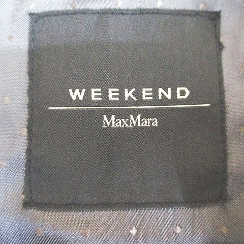 Max Mara Weekend Line Rabbit Fur Jacket Half Sleeve Fur Vest Gray Zip 36 — view 3