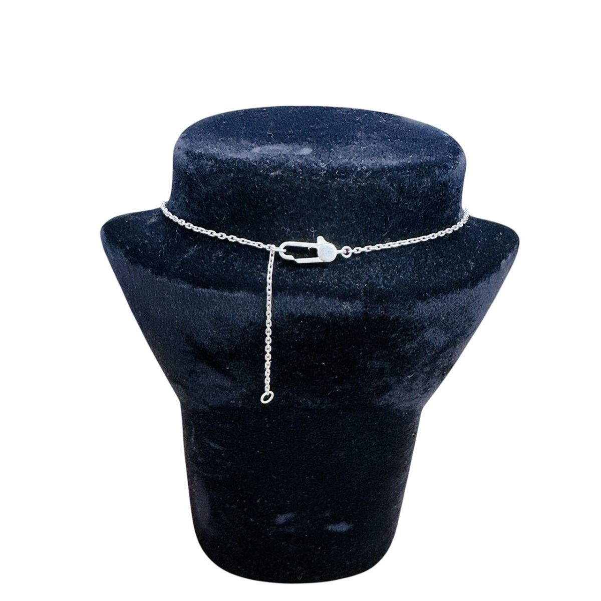 Gucci Cutout G Cross Necklace Silver — view 7
