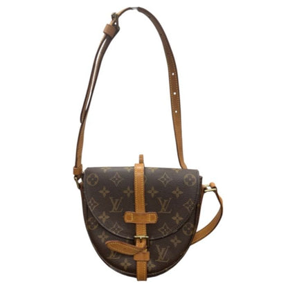 Louis Vuitton Monogram Brown Gold Leather Shoulder Bag