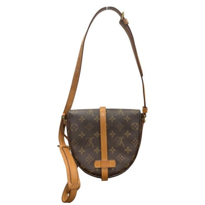 Louis Vuitton Monogram Brown Gold Leather Shoulder Bag — view 2