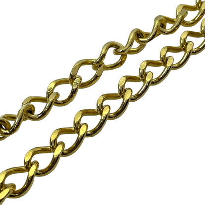 Chanel CC Logo Chain Belt Necklace Vintage Medal Gold Plated — view 6