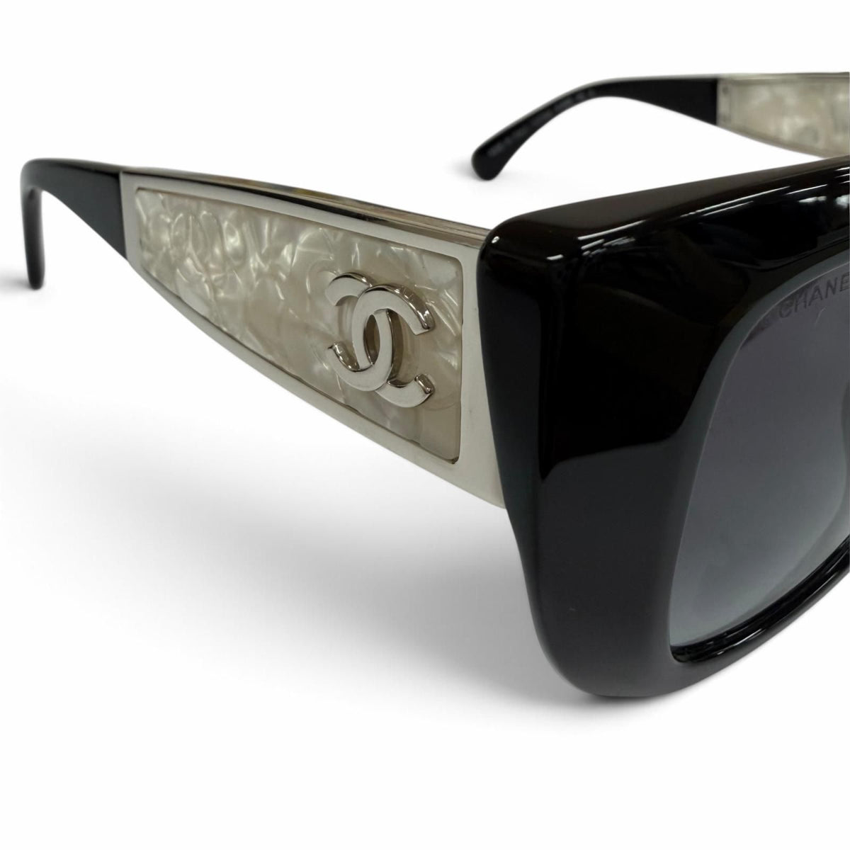 Chanel 26C Butterfly Shape Sunglasses CC Logo Black Demo Lens Eyewear — view 8