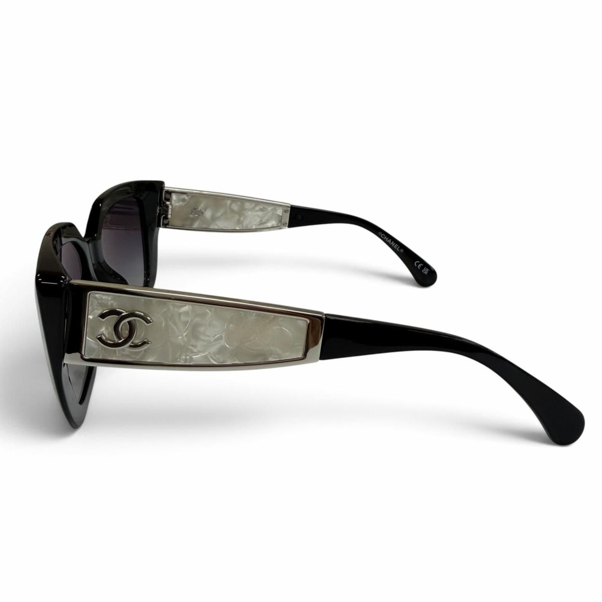 Chanel 26C Butterfly Shape Sunglasses CC Logo Black Demo Lens Eyewear — view 4