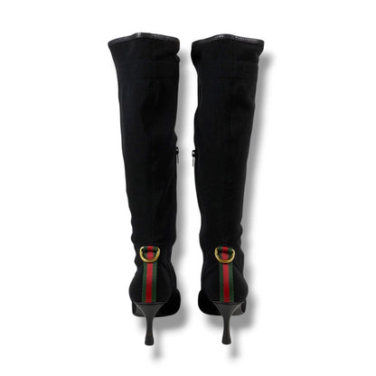 Gucci Sherry Line Long Boots Black 35 — view 5