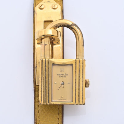 Hermes Watch Kelly Gold