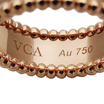 Van Cleef & Arpels Ring 750 Pink Gold Perlee Signature — view 5