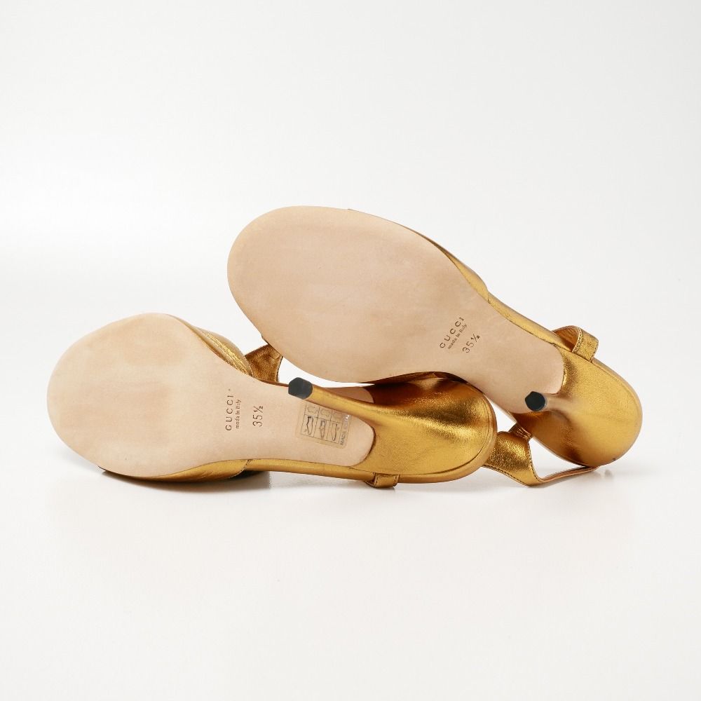 Gucci Sandals Bijou Horsebit Slingback Strap — view 7