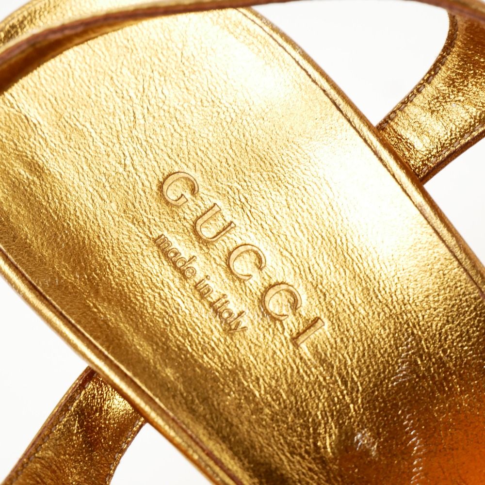 Gucci Sandals Bijou Horsebit Slingback Strap — view 6