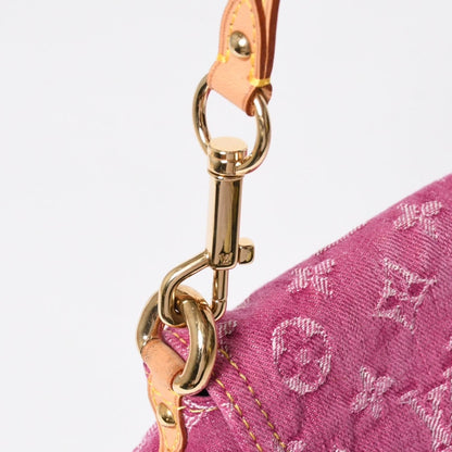 Louis Vuitton Mini Pleaty Bag Monogram Denim Pink — view 5