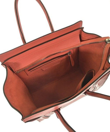 Celine Luggage Micro Shopper Handbag — view 3