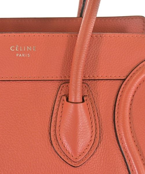 Celine Luggage Micro Shopper Handbag — view 8