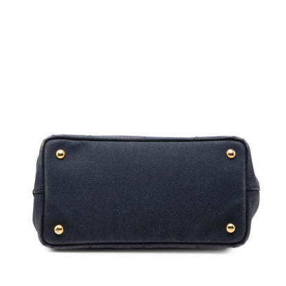 Prada Canapa Mini Shoulder Bag Pink Canvas — view 3