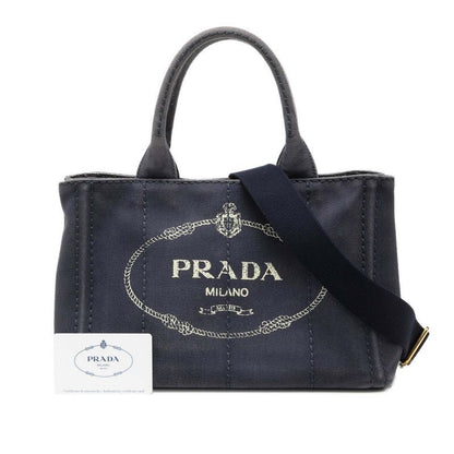 Prada Canapa Mini Shoulder Bag Pink Canvas — view 6