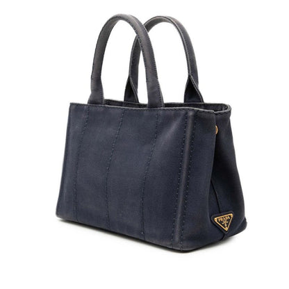 Prada Canapa Mini Shoulder Bag Pink Canvas — view 2