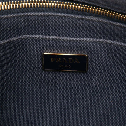 Prada Canapa Mini Shoulder Bag Pink Canvas — view 5