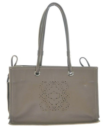 Loewe Anagram Leather Shopper Tote