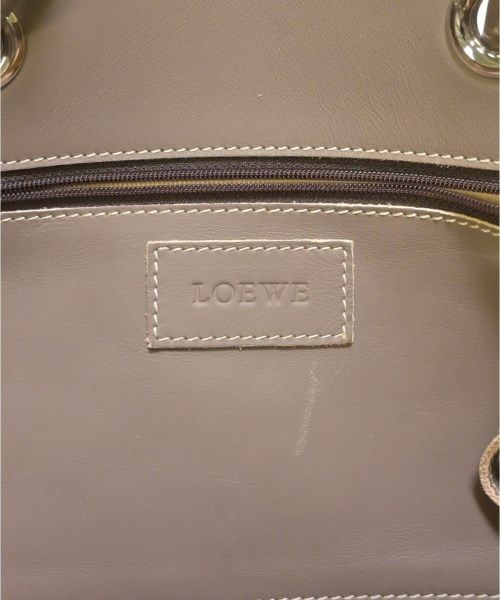 Loewe Anagram Leather Shopper Tote — view 4