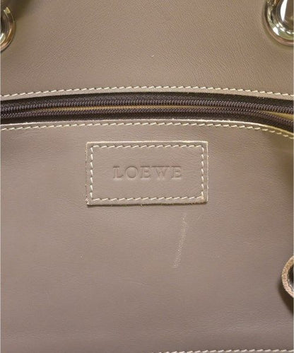 Loewe Anagram Leather Shopper Tote — view 4